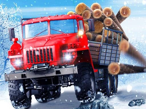 Capture d'écran de Truck Driver: Snowy Roads
