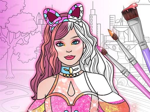 Capture d'écran de Dress Up Games & Coloring Book