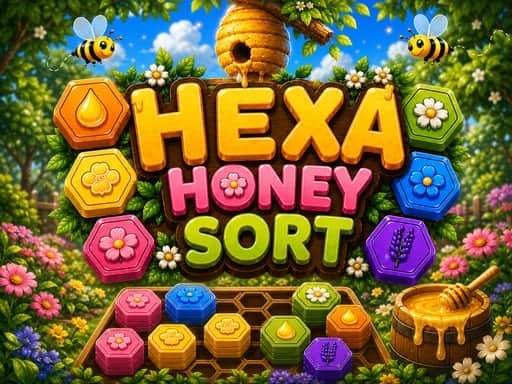 Capture d'écran de Hexa Honey Sort