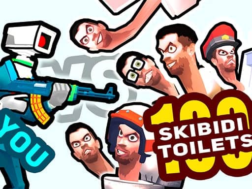 Capture d'écran de You vs 100 Skibidi Toilets