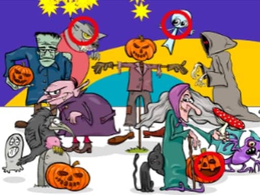 Capture d'écran de Find 5 Differences Halloween