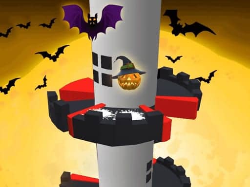 Capture d'écran de Helix Jump Halloween