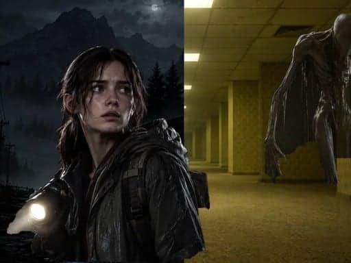 Capture d'écran de terror in backrooms valley