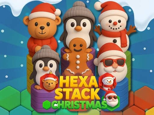 Capture d'écran de Hexa Stack Christmas