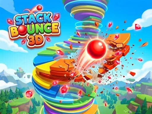 Capture d'écran de Stack Bounce 3D