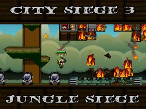 Capture d'écran de City Siege 3. Jungle Siege