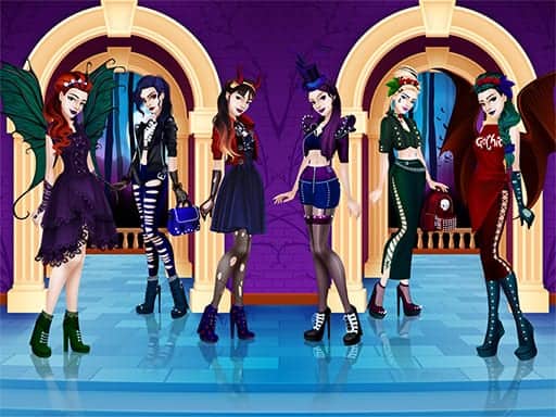 Capture d'écran de Gothic Dress Up