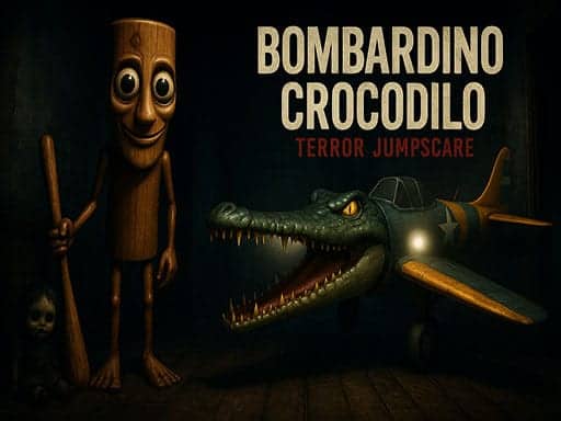 Capture d'écran de Bombardino Crocodilo terror jumpscare