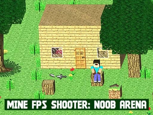 Capture d'écran de Mine FPS shooter: Noob Arena