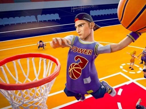 Capture d'écran de 3D Basketball.io Dunk Sport