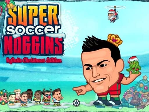 Capture d'écran de Super Soccer Noggins - Xmas Edition