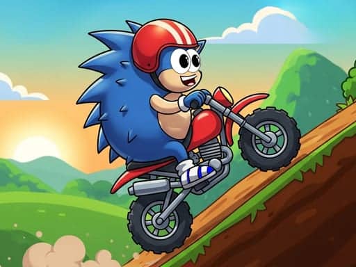 Capture d'écran de Blue Hedgehog Hill Dash Ride