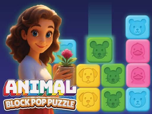 Capture d'écran de Animal Block Pop Puzzle