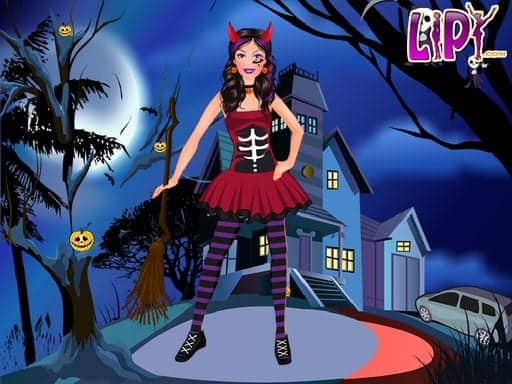 Capture d'écran de Halloween Doll Party Fashion