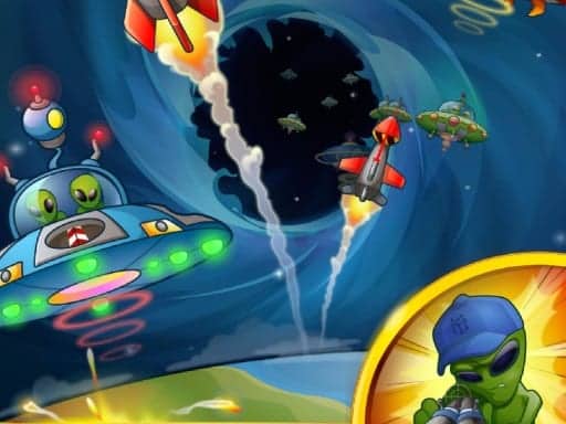 Capture d'écran de Galactic Missile Defense