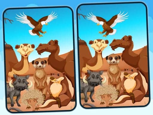 Capture d'écran de Spot 5 Differences Deserts