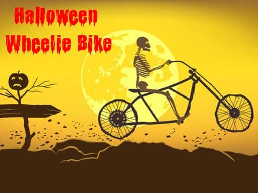 Capture d'écran de Halloween Wheelie Bike