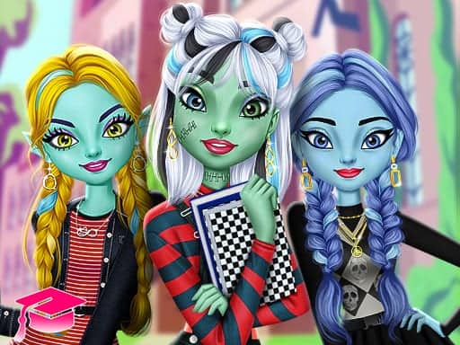 Capture d'écran de Monster Girls High School Squad