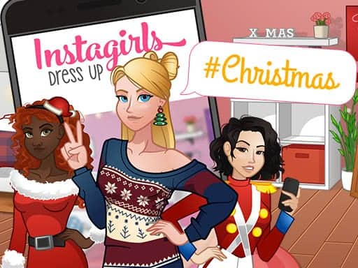 Capture d'écran de Instagirls Christmas Dress Up