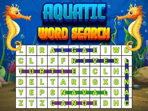 Capture d'écran de Aquatic Word Search