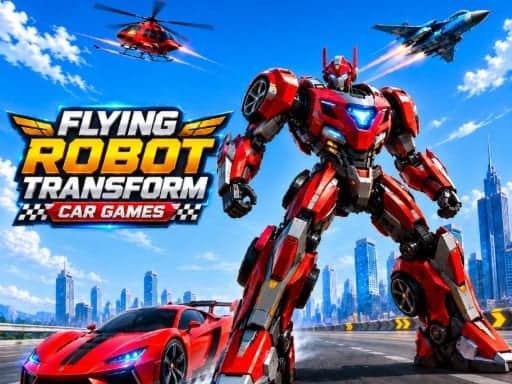 Capture d'écran de Flying Robot Transform Car Game