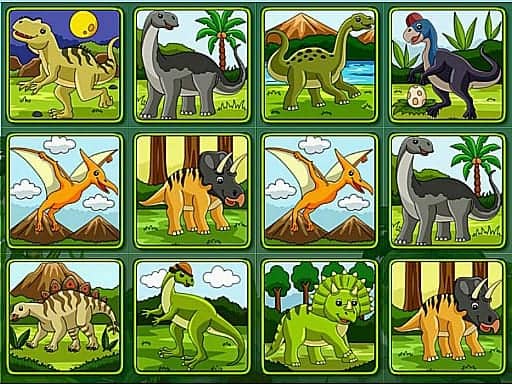 Capture d'écran de Dino Memory