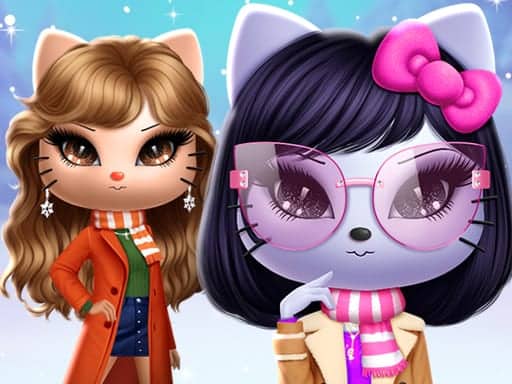 Capture d'écran de Kitty Squad Winter Dress Up