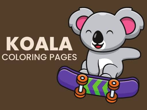 Capture d'écran de Koala Coloring Pages
