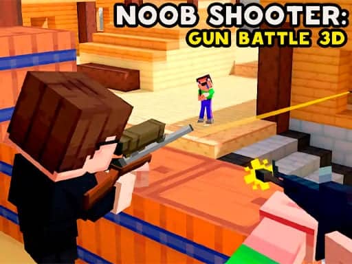 Capture d'écran de Noob Shooter: Gun Battle 3D