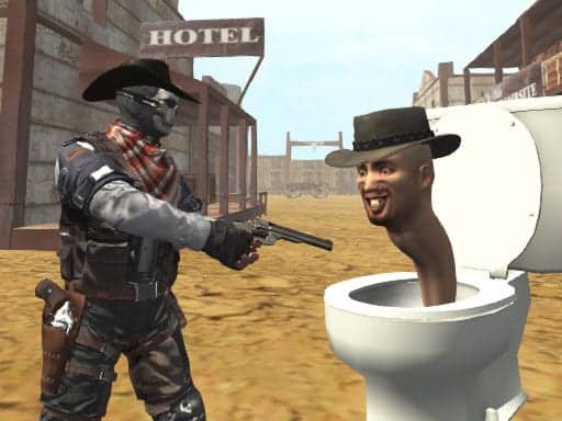 Capture d'écran de Cowboy vs Skibidi Toilets