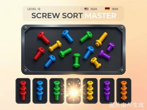 Capture d'écran de Screw Sort Master