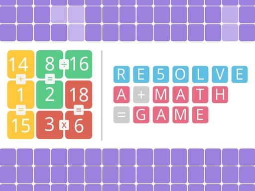 Capture d'écran de RESOLVE a math game