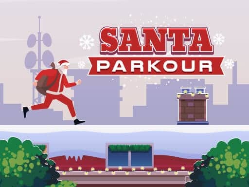 Capture d'écran de Santa Parkour