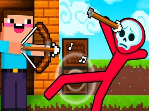 Capture d'écran de Noob archer vs Stickman Zombie: zombie shooter