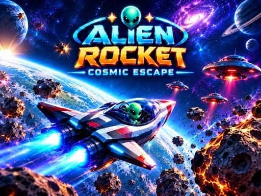 Capture d'écran de Alien Rocket : Cosmic Escape