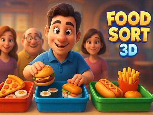 Capture d'écran de Food Sort 3D