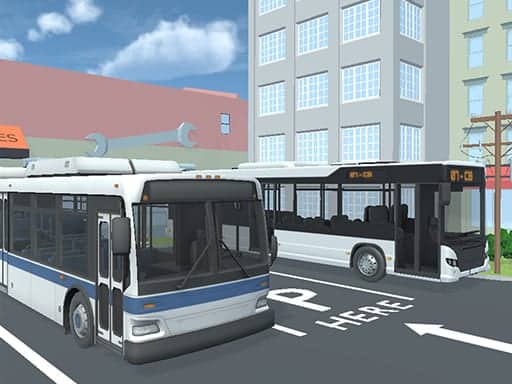 Capture d'écran de City Bus Parking Simulator Challenge 3D
