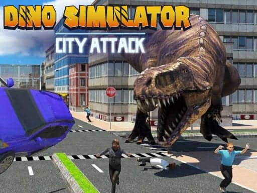 Capture d'écran de Dino Simulator City Attack