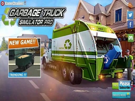Capture d'écran de Garbage Truck Simulator : Recycling Driving Game