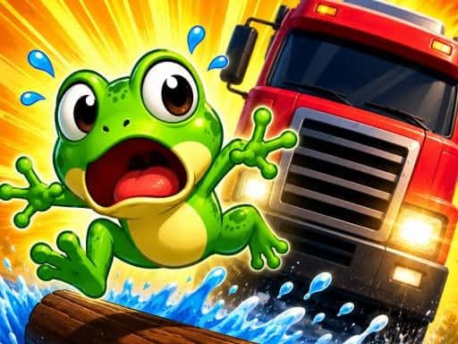 Capture d'écran de Frogie - Cross the road