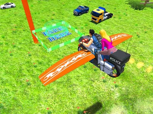 Capture d'écran de Flying Motorbike Real Simulator