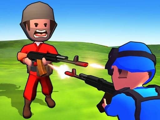Capture d'écran de Little Commander. Red vs Blue