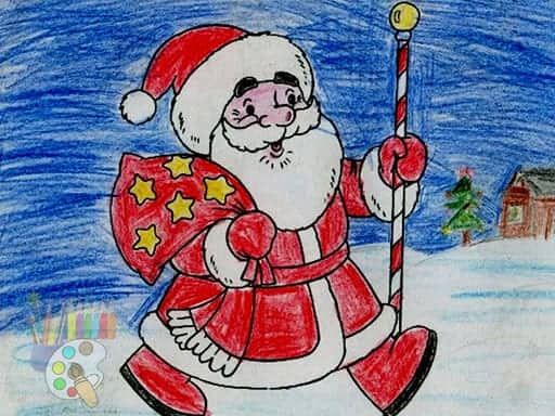 Capture d'écran de Santa Claus Coloring