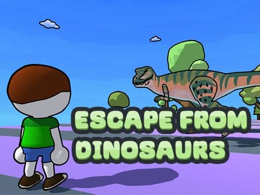 Capture d'écran de Escape from dinosaurs