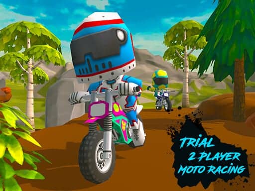 Capture d'écran de Trial 2 Player Moto Racing