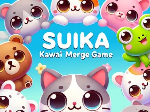 Capture d'écran de Suika Kawaii Cat Merge game