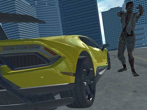 Capture d'écran de Supercars Zombie Driving 2
