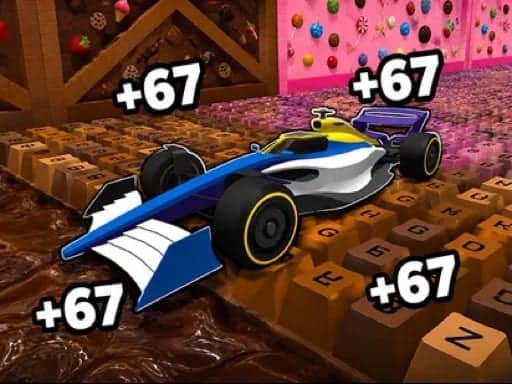Capture d'écran de Obby: Supercar Race on Keyboard