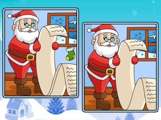 Capture d'écran de Christmas Spot the Difference