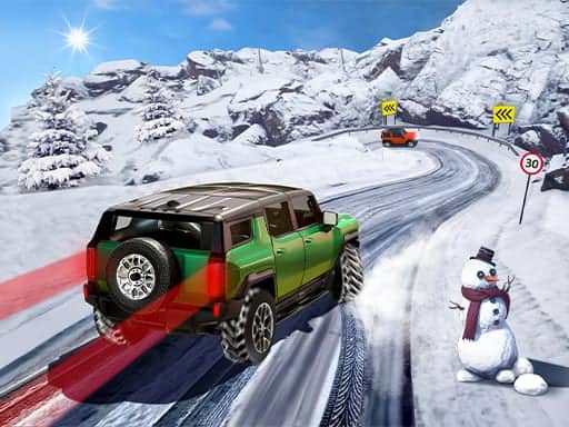 Capture d'écran de SUV Snow Driving 3d